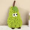 Cartoon Hand Towel for Bathroom Thicken Eggplant Pear Shaped Towel Super Absorbent Quick