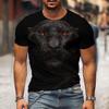 Men's Unisex Animal Graphic Prints T Shirt Short Sleeve T shirt 3D Print Crew Neck Shirt Sports Designer Casual Outdoor