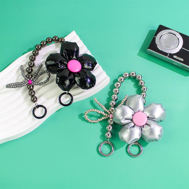 Fashion Sweet Cool Flower Bowknot Lanyard Handbag Backpack Decorative Chain For Women Bag Pendant Accessories