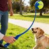 Dog Ball Launcher, Tennis Ball Thrower for Dogs, Pet Fetch Toy with Ball, Hands-Free Dog Toys for Outdoor Exercise