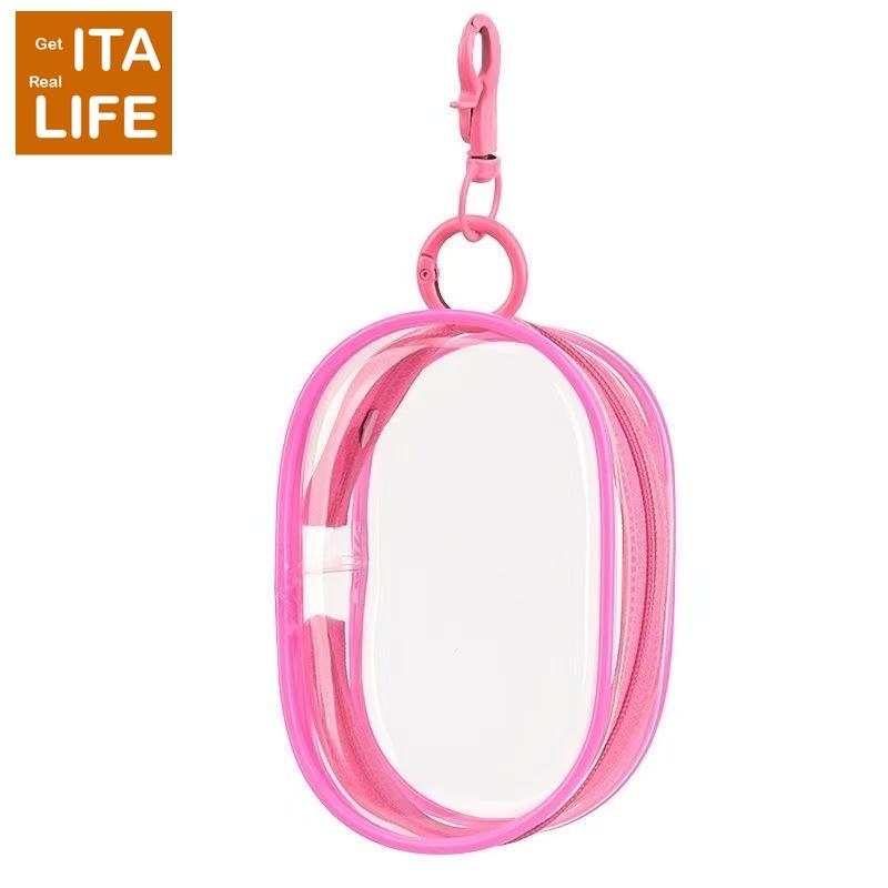 Italife Multiple Colors Mini Clear Ita Bag for 10cm Doll Women Small Itabag Accessories Girl Colorful Keychain Bag Display H348