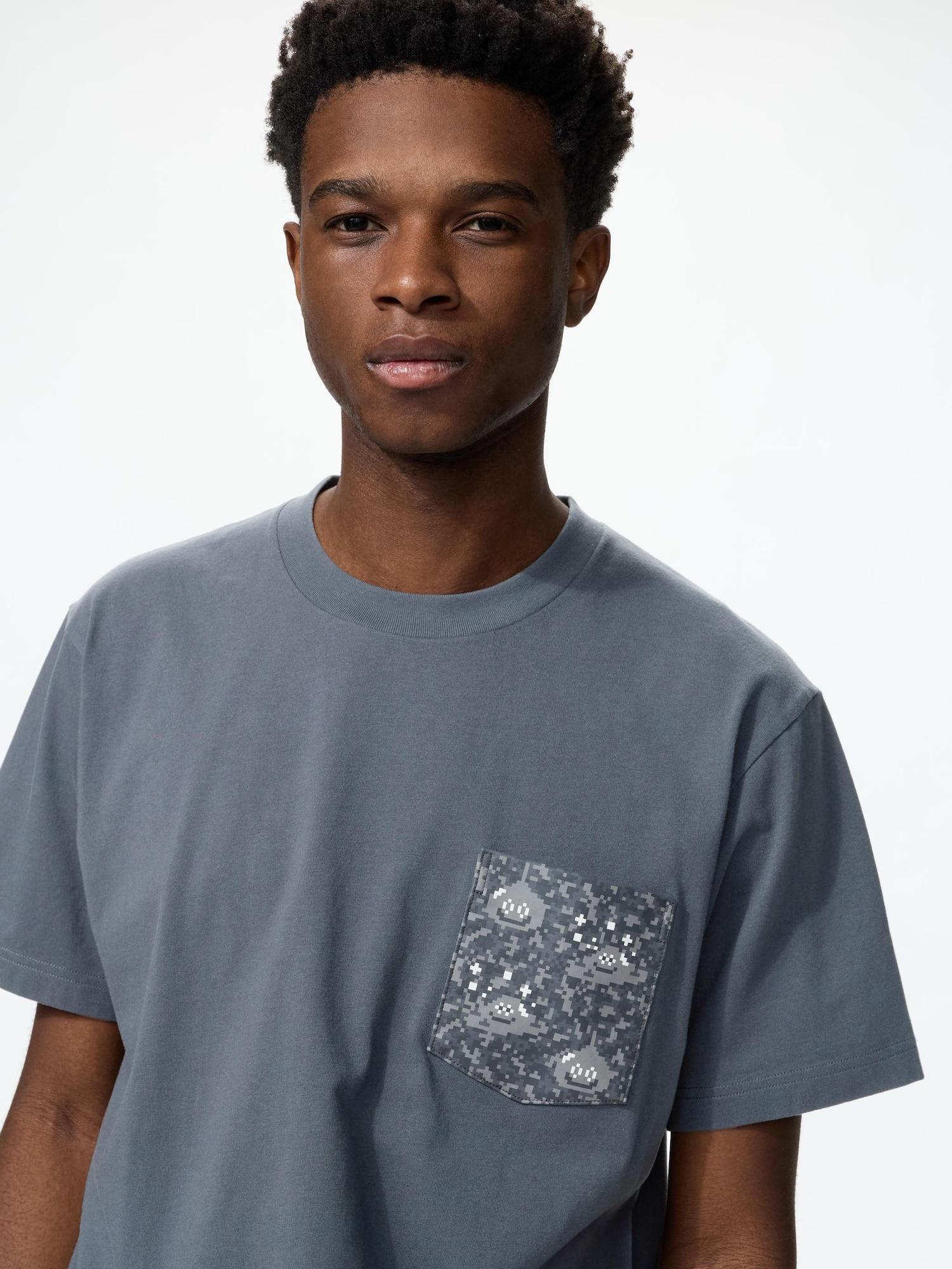 Uniqlo Япония Dragon Quest Футболка 08 DARK GRAY/XS