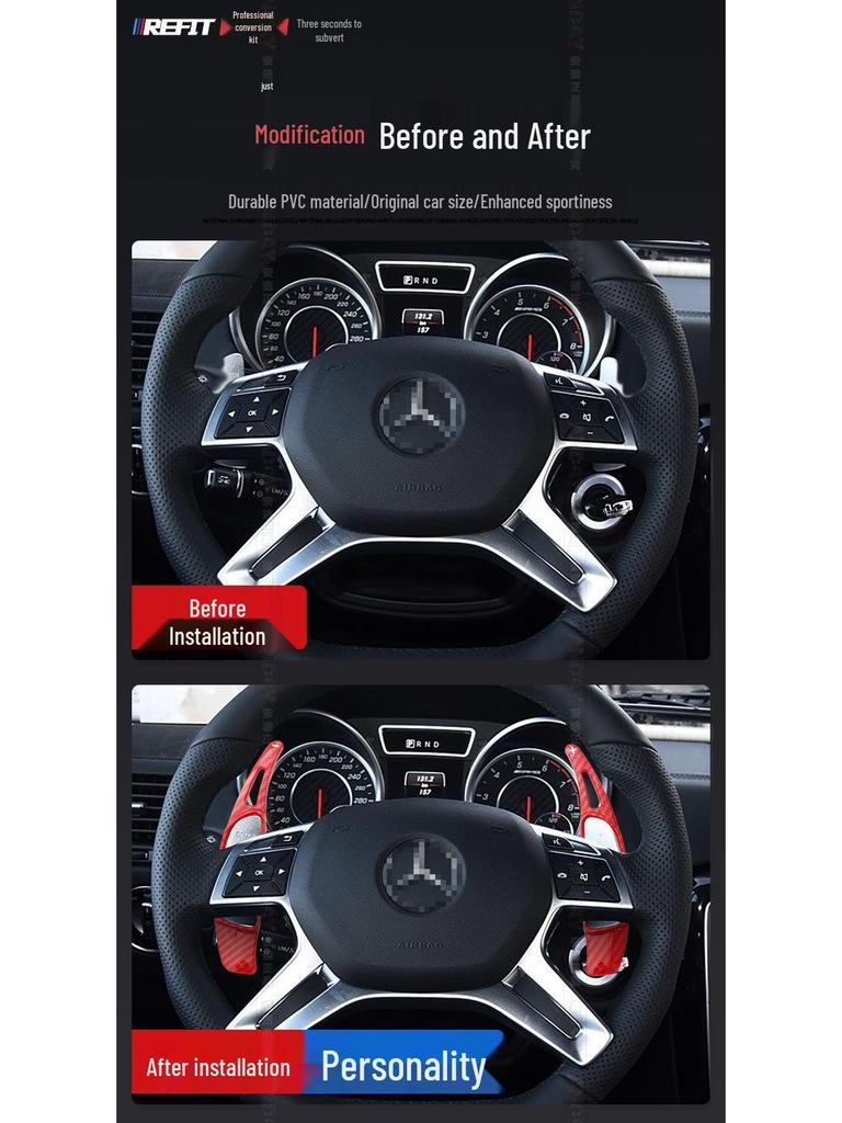 Pádla řazení Mercedes-Benz AMG pro CLA45, G63, GL63, ML63, E63, SLK55