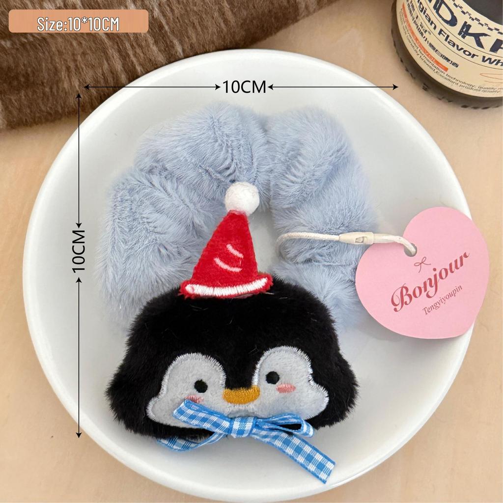 Adorabili Elastici per Capelli Peluche Pulcino: Design a Cuore Dolce per Code di Cavallo & Chignon