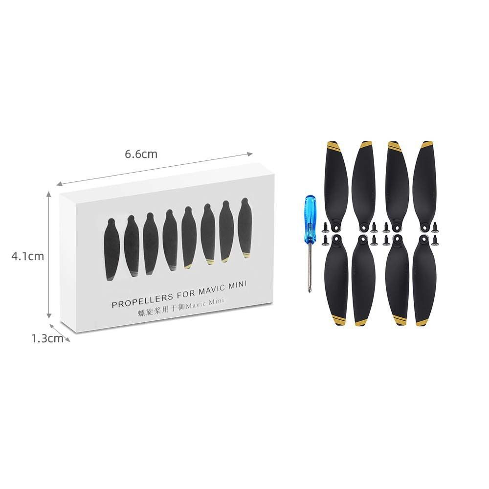 4/8pcs 3Colors Low Noise Propellers PC material Propeller Blades  for DJI Mavic MINI 4726F