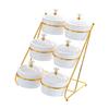 Dried Fruit Plate Food Storage Tray Organizer Storage Container Platter Home