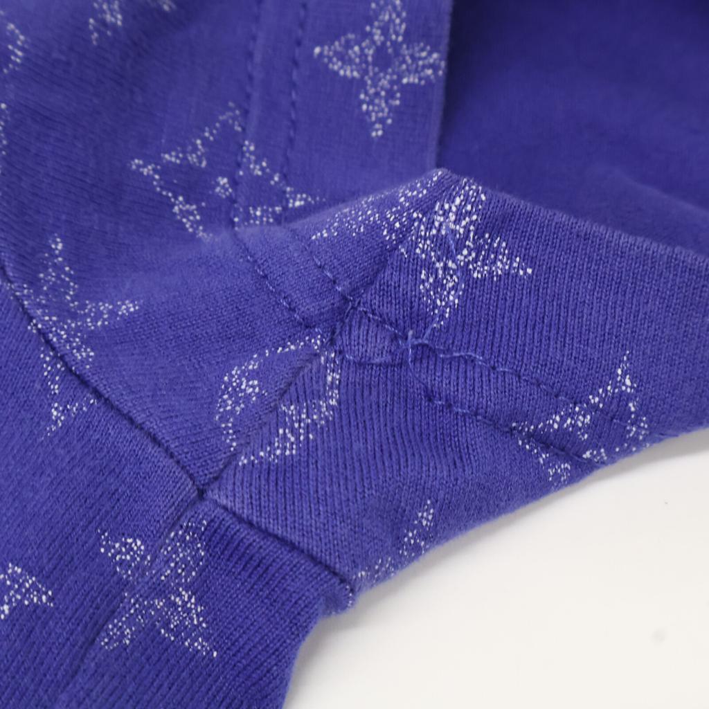 Louis Vuitton 22AW RM222Q NPG HKY46W Blue Monogram Gradient Gradient T-shirt Tops XS blueUsed