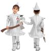 Halloween Costume Wizard of Oz Tin Woodman, Children's Adult Parent-child Silver Stage Costume
