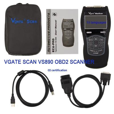 Skaner OBD2 VS890: Wielojęzyczne narzędzie diagnostyczne usterek samochodowych - Certyfikat CE