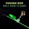 10Pcs Plastic Fishing Rod Alarm Bells Clip Fishing Bites Alarm Double Bells Bites Mark Indicator Fishing Tackle Easy to Use