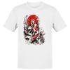 Japanese Koi Fish Red Sun Sakura Men's T-shirt