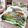 Plants vs. Zombies 3Pcs Bedding Set Duvet Cover With Two Pillowcases For Bedroom Home Decoration