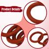 6x O Rings Brew Fitting Connector Replacement for 1/2 Inch Quick Disconnect Washer Kit
