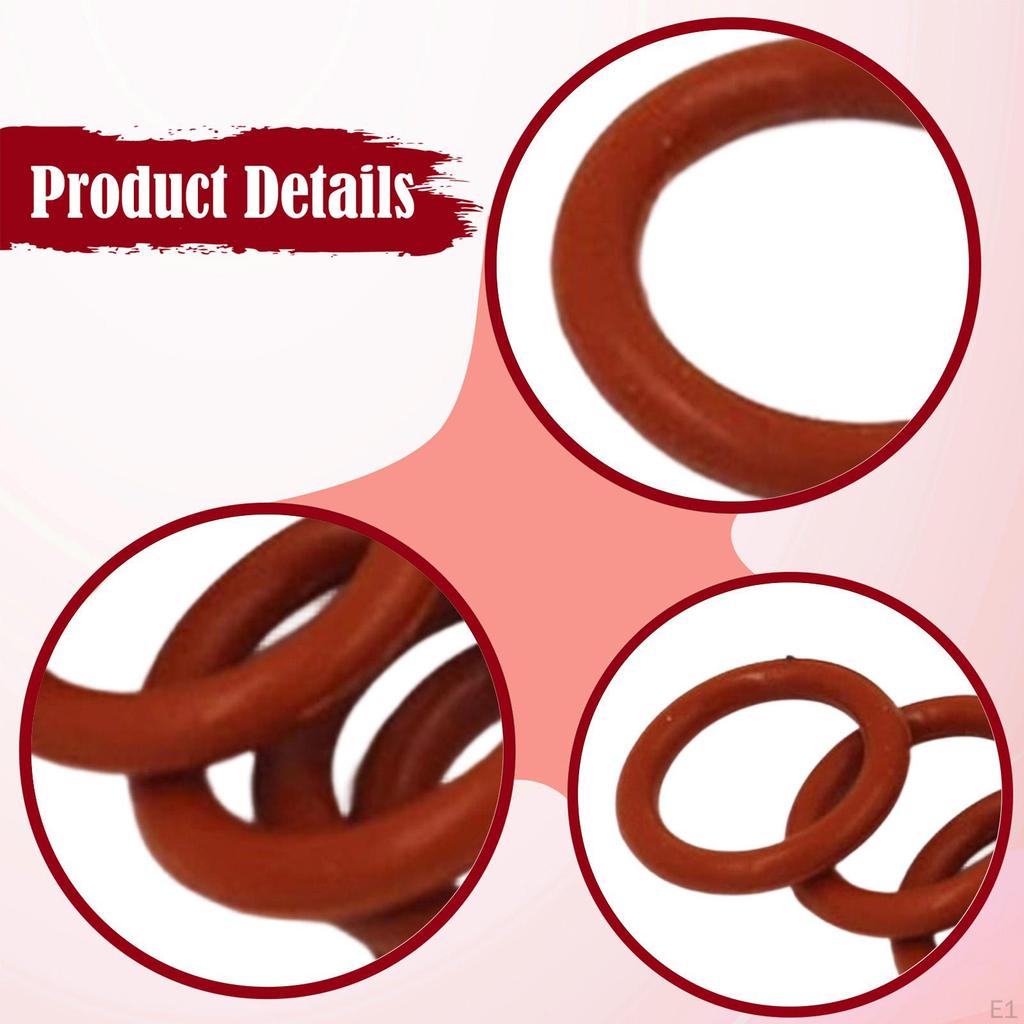 6x O Rings Brew Fitting Connector Replacement for 1/2 Inch Quick Disconnect Washer Kit