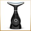 Neck Beauty Instrument with Base Microcurrent Facial Massager LED Photon Skin Rejuvenation Neck Face Skin Care Tool for Wrinkle