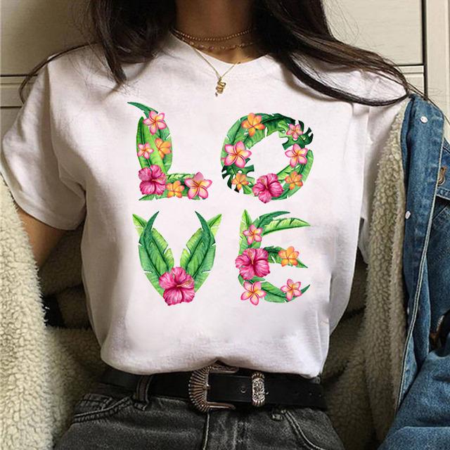 

Love For Sunshine Print T-Shirt New Fashion Women T Shirt Harajuku Tee Tops Short Sleeve T-Shirt Female Cute Tees Shirt Clothing XXXL білий