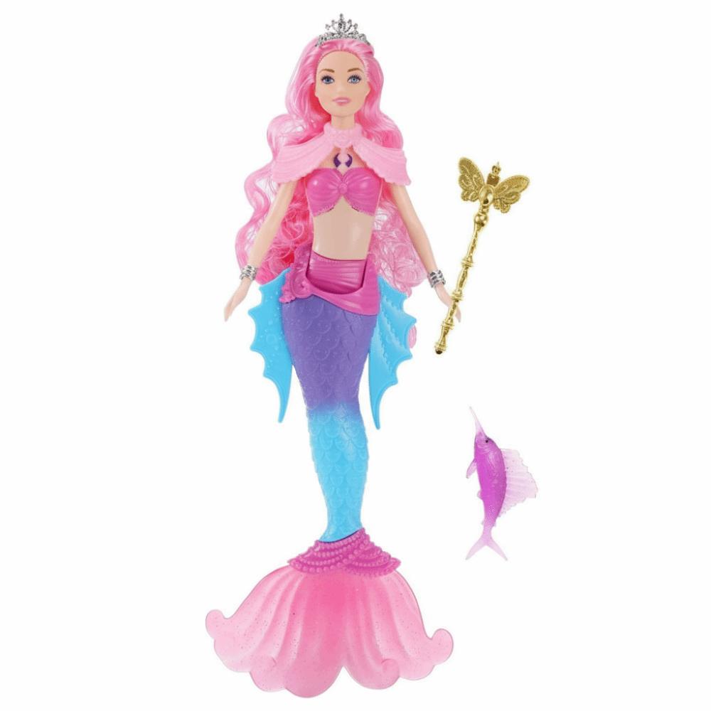 32cm Mermaid Doll Soft Light Playhouse Toy Cute Children Gift Kids Entertainme