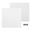 2Pcs 32x32 Dots Double Sided Baseplate for Building Blocks, Classic Brick Board Compatible with Major Brands, Kids DIY Toys