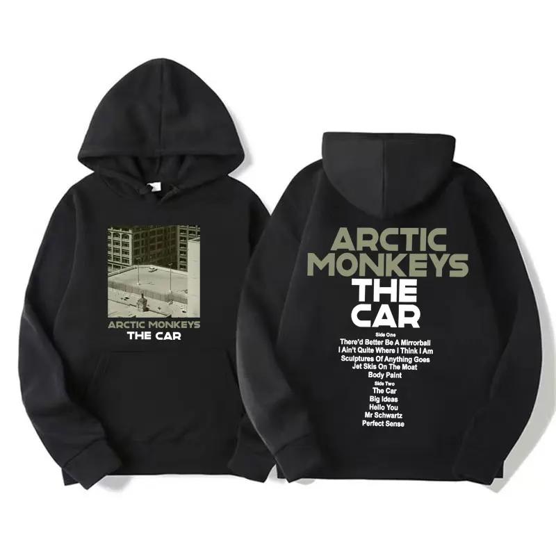Retro Rock Arctic Monkeys Music Album Graphic Hoodies Men Vintage Oversized Hip Hop Hoodie Punk Sweatshirt Tour Double Sided