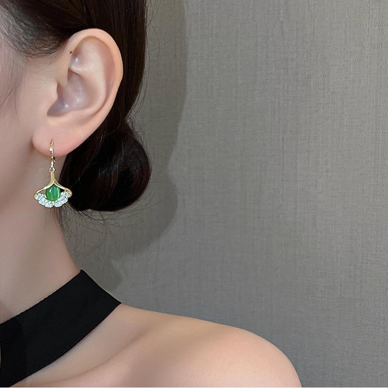 

Серьги Гинкго