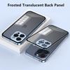 Metal Alloy Metal Frame Phone Case For iPhone 17 Air 16 15 14 13 12 Pro Max Plus Clear Tempered Glass Backboard Bumper Cover