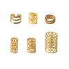 PCS European and American TEA SHEIN Popular DIY Wig Dreadlocks Jewelry Accessories Mesh Hollow Hair Extension Ring