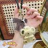 Shuibei 999 Pure Gold Koala Pendant - Peace & Joy Charm for Phone, Bag, or Keychain