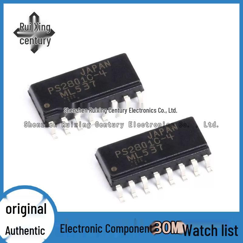 

PS2801C-4 SOP-16 Optocoupler with Phototransistor Output
