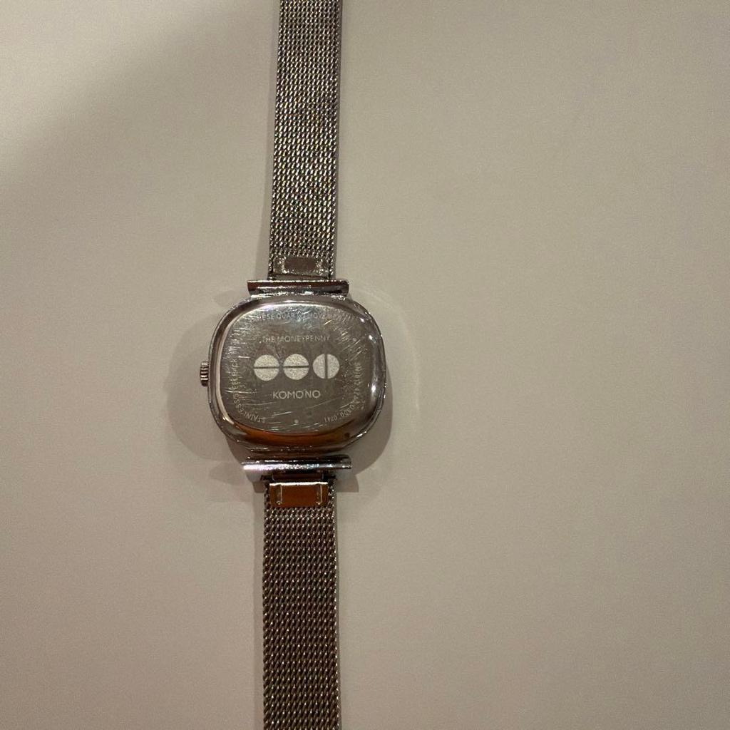 Used KOMONO THE MONEYPENNY mesh belt watch