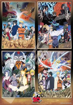 Ensky NARUTO History 51 X 73.5 Cm Jigsaw Puzzle, 1000 Pieces, 1000T-382