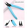 Manicure Nail Pliers For Rhinestones Gems Removal Wire Cutter Nail Unloading Nippers Chain Scissors Nail Art Tool Nail Art Drill Bit Remover