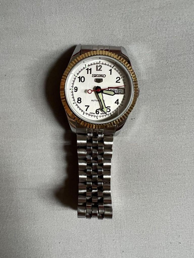 [USED] SEIKO Automatic Watch Silver Gold
