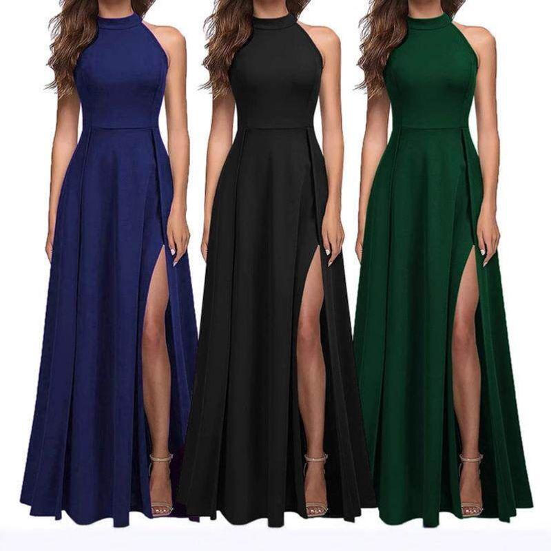

Creative Style 2025 Spring Princess Style Fresh and Sweet Women s Halter Neck Dress with Oversized Flared Skirt Red L