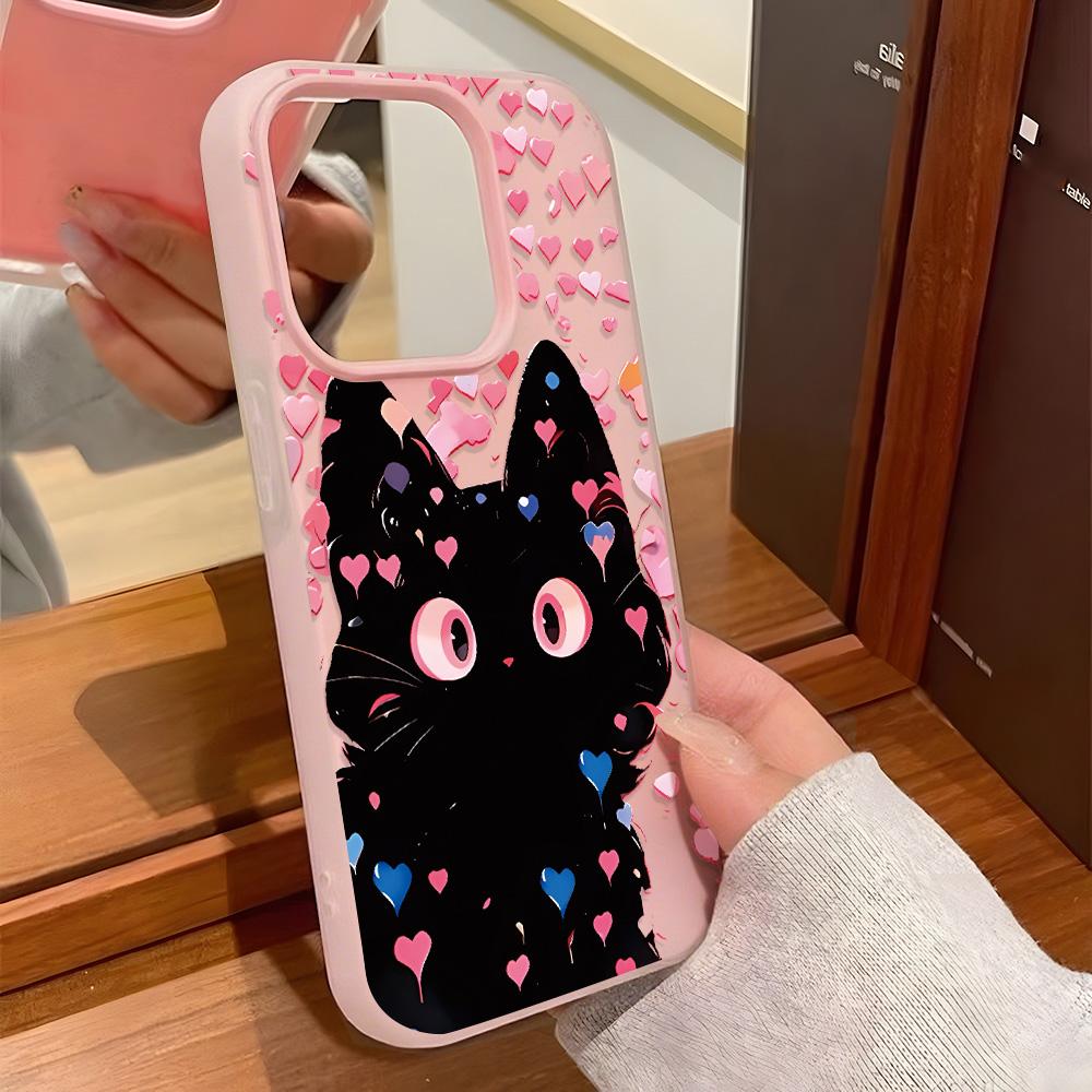 Malovaný kryt na telefon pro iPhone 15 11 13 14 pro 15 16 Pro Max 12 13 16 Pro Roztomilý Módní Vtipný Kryt na telefon se šňůrkou Nejnovější Doporučení Top prodeje