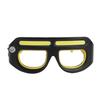Rechargeable LED Glasses Lamp Dual Beam with Motion Sensor 5 Modes Light Up Headlamp Portable for Outdoor Running