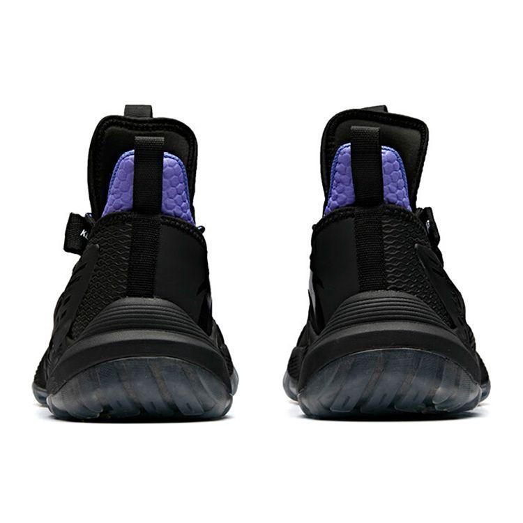 Anta Badass Cement Nemesis Synthetic Leather Shock Absorbing Non-Slip Wear-Resistant Low-Top Retro Basketball Shoes Men Sneaker Black 91931101-3