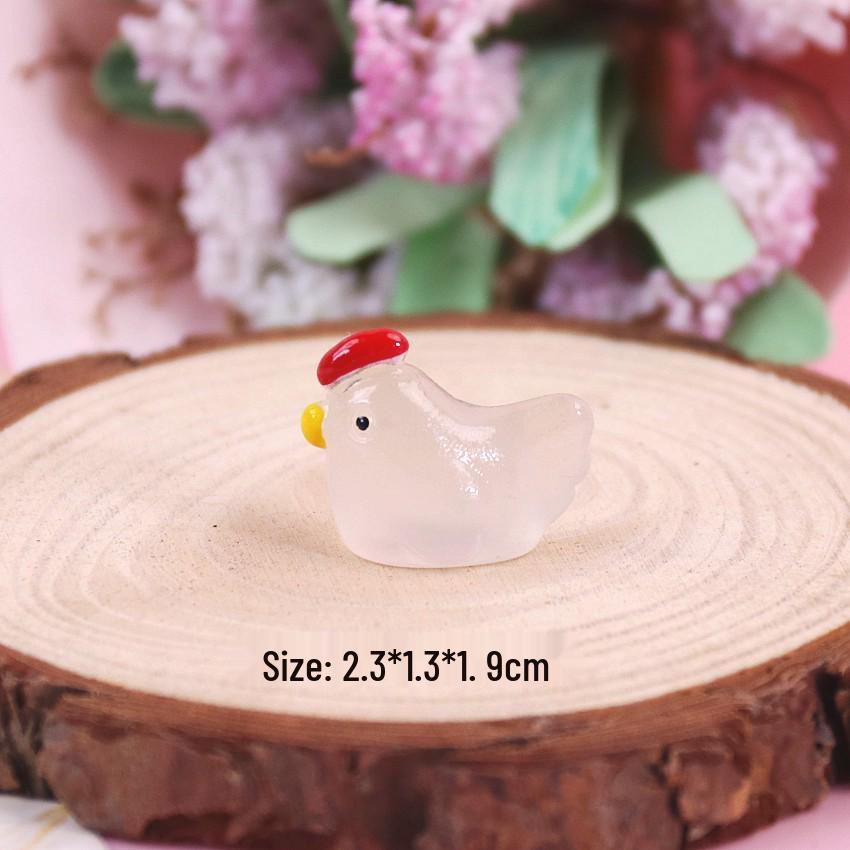 DIY 3D Luminous Chick Resin Ornaments: Micro Landscape and Photography Props with Small Animal Designs