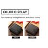 PU Leather Two Fold Wallets Urban Recreational Style Solid Color Male Wallet Multifunction ID Badge Holder Men's Short Wallet