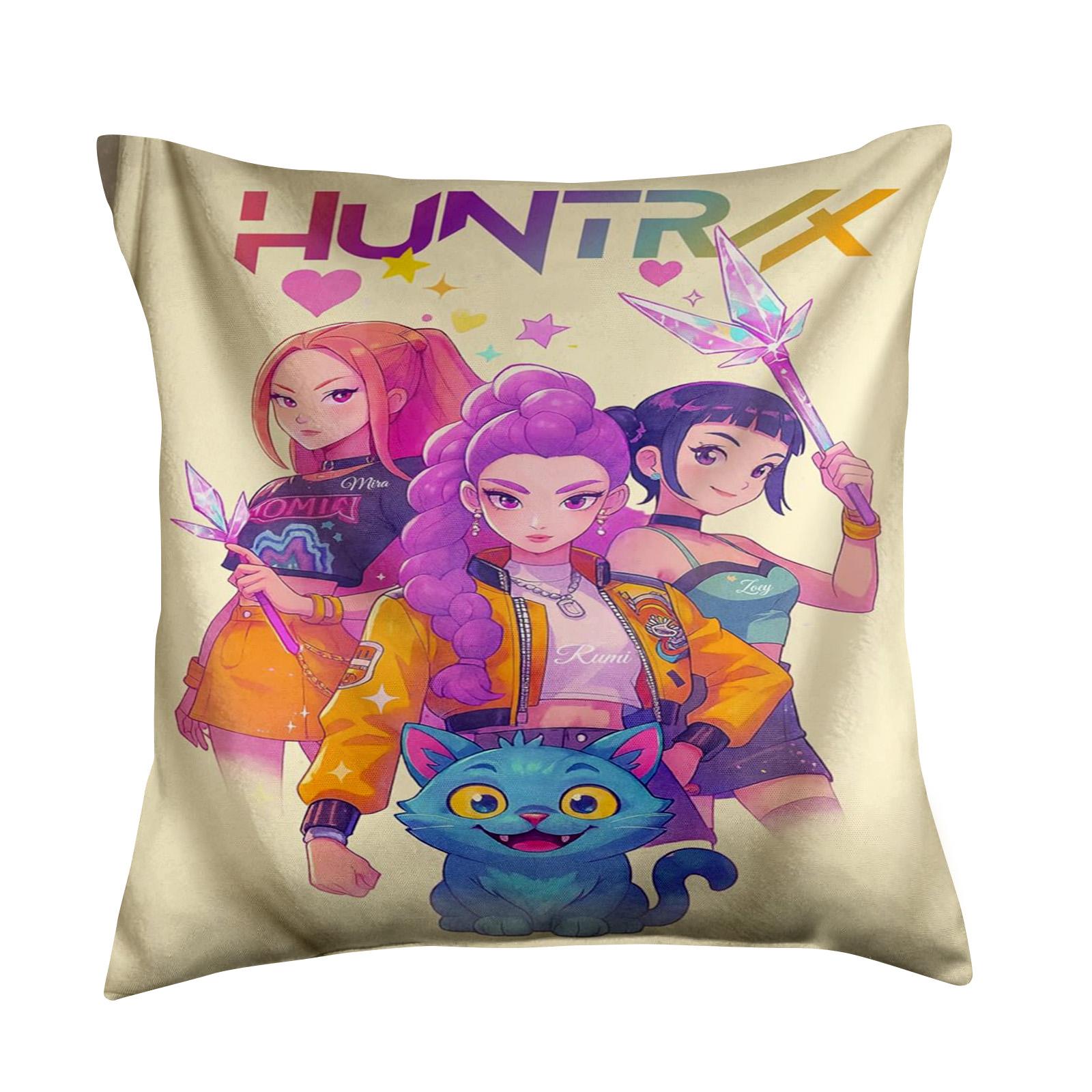 

Linen Printed Pillowcase, Home Decoration Pillowcase, Easy To Clean, 18*18in Pillowcase, Suitable For Sofa, Car, Bed One Size