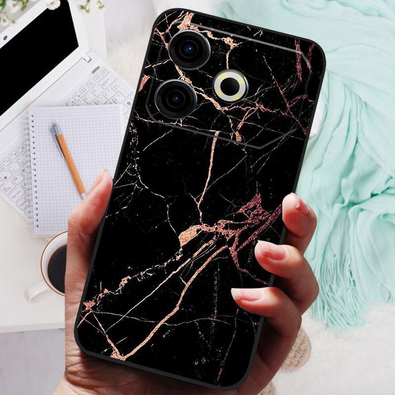 Für Tecno Pova 6 Neo Hülle Pova6 Neo Luxus Handy Silikon Rückseite Für Tecno Pova 6 Neo Hüllen Pova 6Neo Schutzhülle Capas