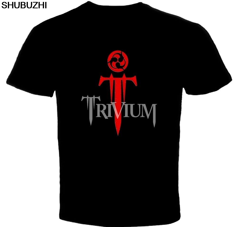 Fashion Short Cotton Unisex T Shirt Tees Custom Trivium custom T Shirts Online Fashion Unisex T Shirt