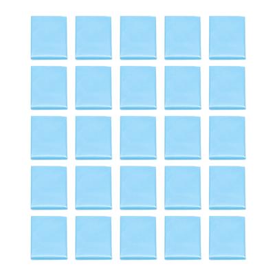 25 Pcs Disposable Toilet Mat Training Floor Mat Non-slip U-shaped Contour Incontinence Pads Toilet Training Rug