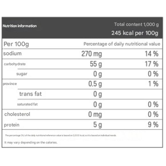 Noodlelovers Myun Sarang Plátky rýžového koláče pro polévku s rýžovým koláčem / polévku na korejský Nový rok (Tteokguk), 1 kg