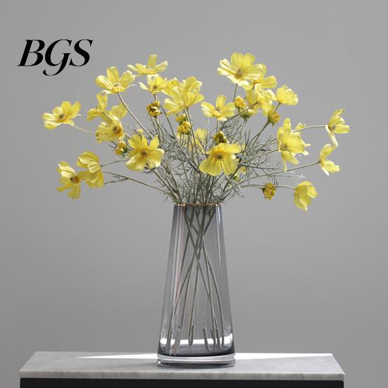 Artificial Flower Waterproof Realistic Silk Fabric Plant Daisies for Home Decor Plastic