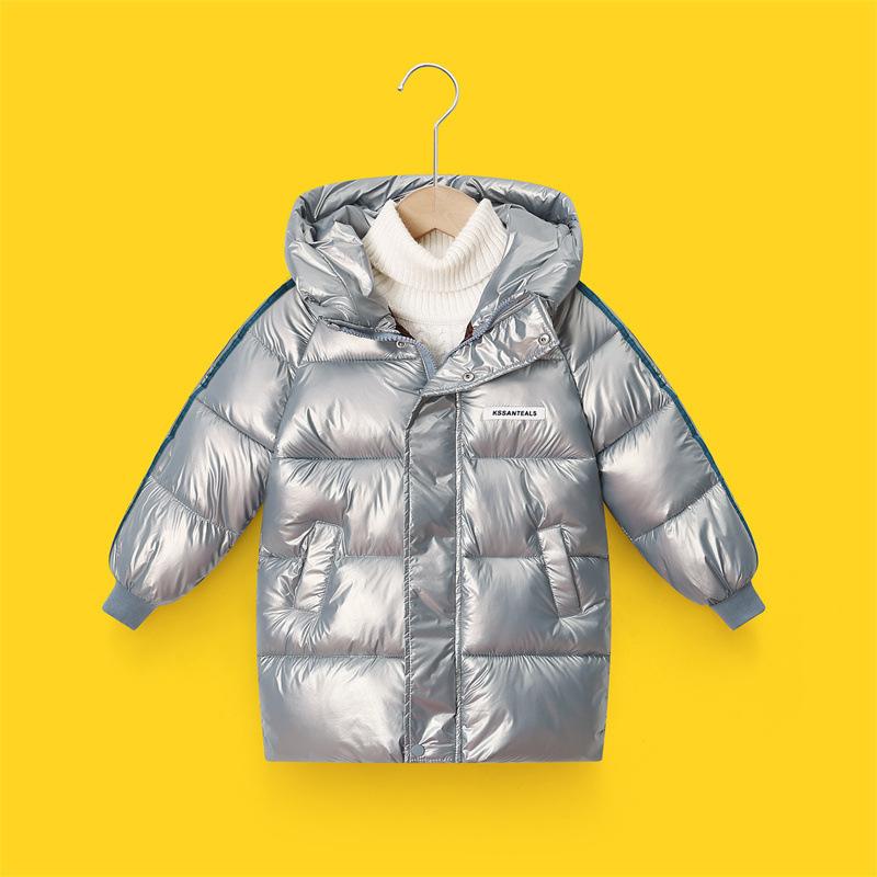 4-12Y Children Hooded Down Coats Boys Girls Autumn Winter Warm Jackets Kids Casual Fashion Outerwear Teen Thicken Clothing