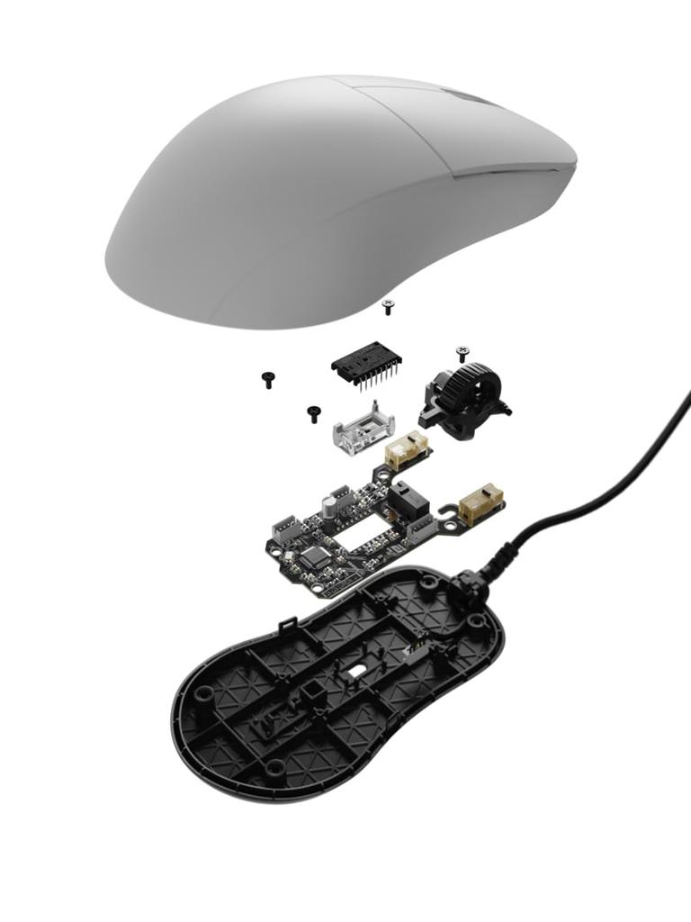 ENDGAME GEAR XM2 8K v2 Gaming White 30K DPI Optical 8000Hz Medium to Large Hand Claw Grip Lightweight Mouse, – Sensor, Polling, Design, (51.5g)
