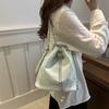 Niche Design Chain Backpack Women's Texture Fashion Bucket Bag Women's 2025 New Messenger Beautiful Shoulder Bag