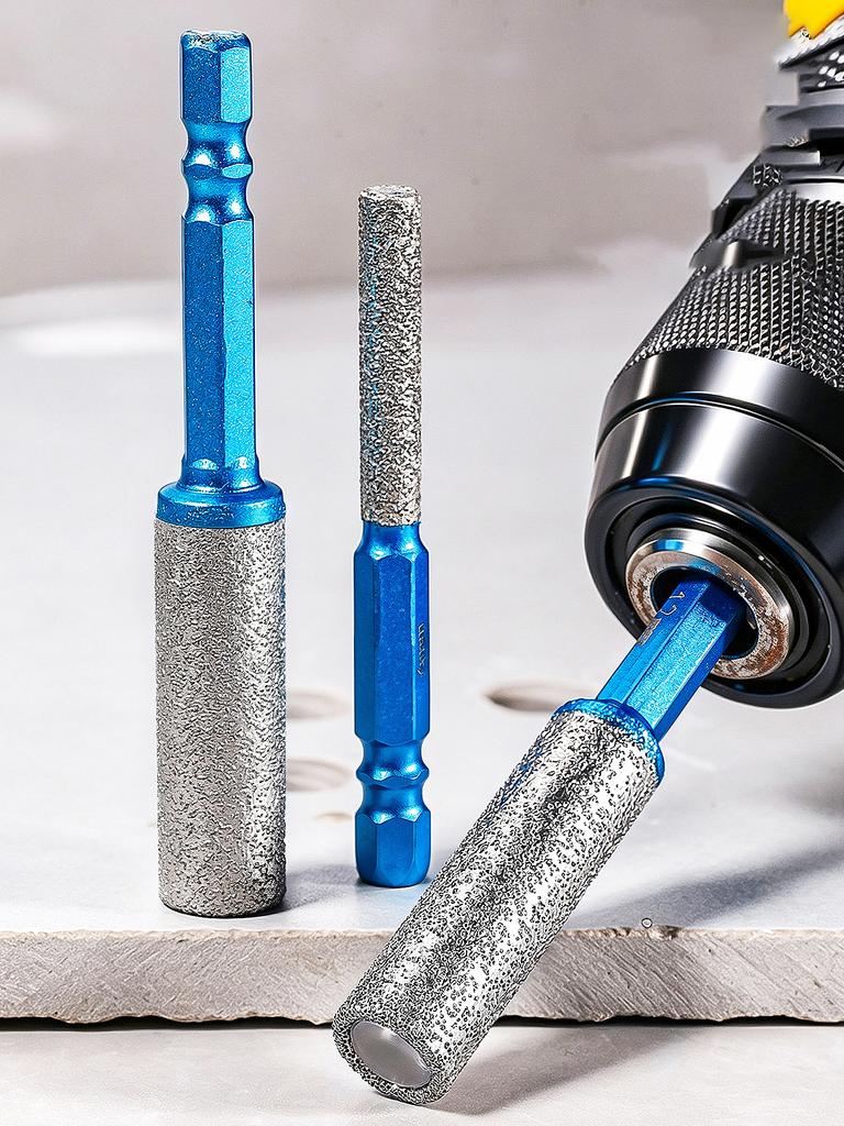 Diamond Core Drill Bit Hex Shank Dry Drilling Hole Saw Ceramic Tile Granite Marble Glass Grinding Head Power Tool Accessories