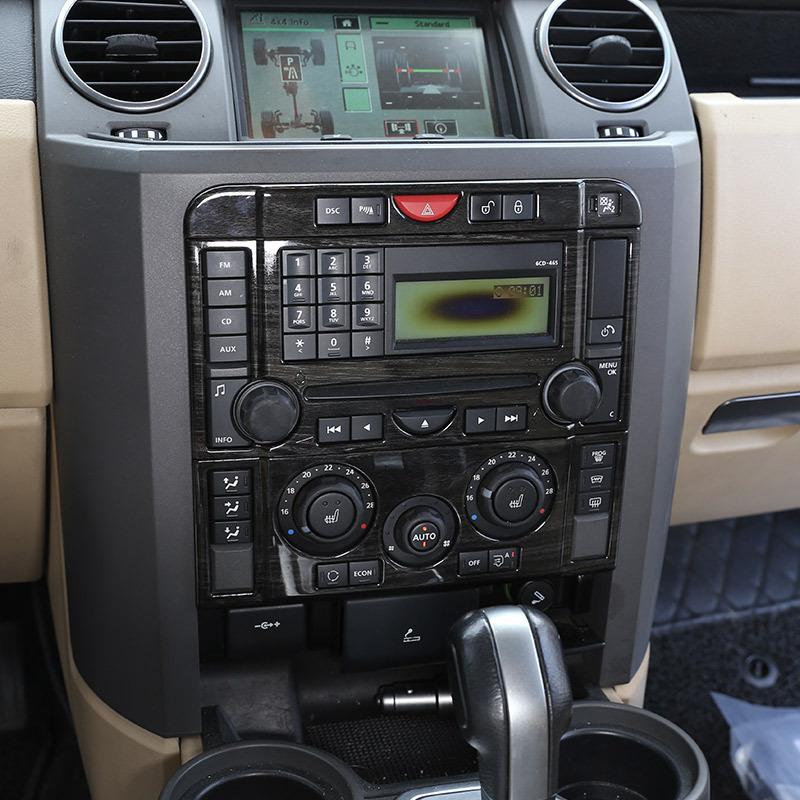 For Land Rover Discovery 3 LR3 2004-2009 ABS Car Central Control Mode Button Frame Decoration Sticker Car Accessories