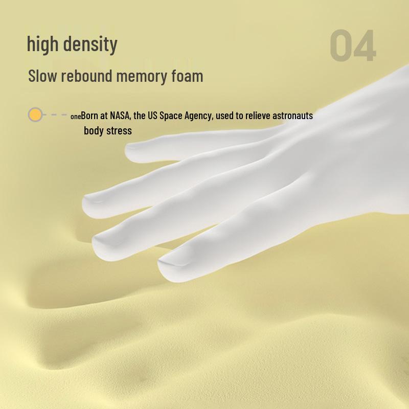 Ergonomic Memory Foam Office Chair Cushion for Lumbar Support and Long Sitting Comfort